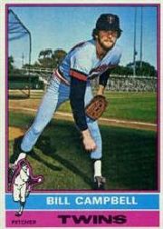 1976 Topps Baseball Cards      288     Bill Campbell